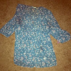 Kimchi Blue | sheer tunic